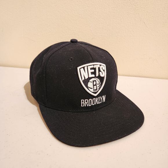 Adidas Brooklyn Nets New Era NBA Black Snapback Adjustable Hat Cap Basketball - Picture 1 of 7